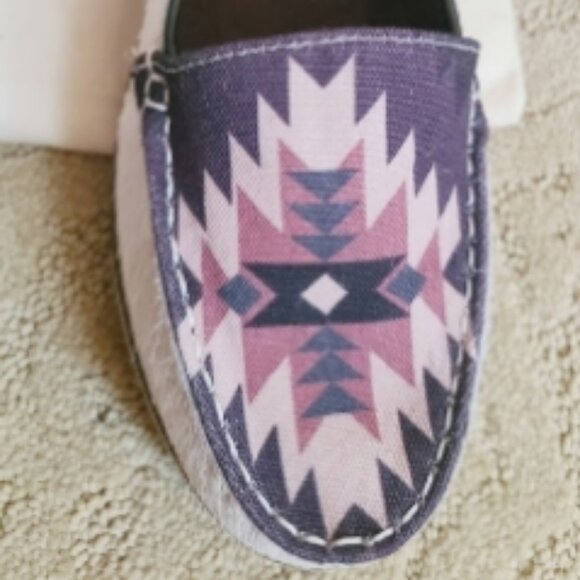 Myra Bag Women's sz 8 Gothic Sneaker Hair On Aztec Leather Slip On 🆕⌚📦🏃 - Picture 9 of 16